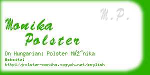 monika polster business card